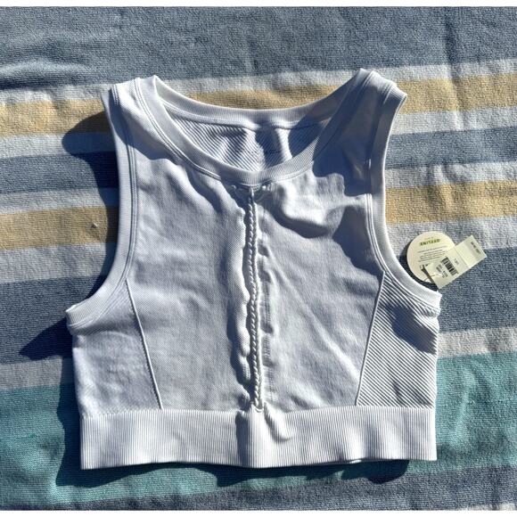 NWT, Offline by Aerie, Ribbed Cropped Tank Top, Sz L - Picture 1 of 6